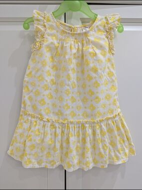 5/$35 OshKosh B’gosh Toddler Yellow Floral Dress – Size 2T